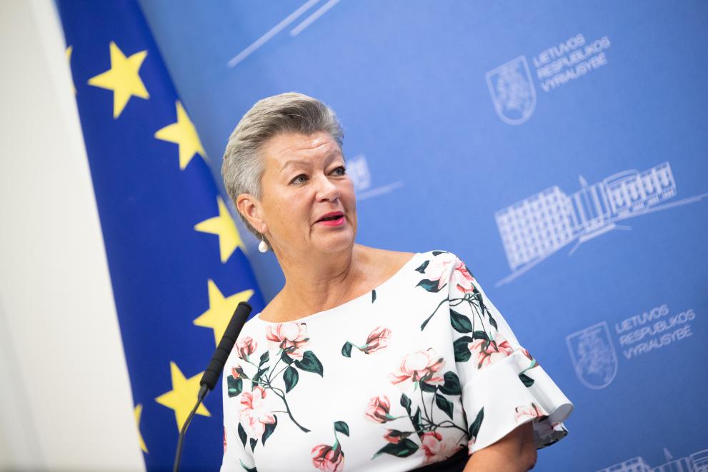 Visit of Ylva Johansson, European Commissioner, to Lithuania