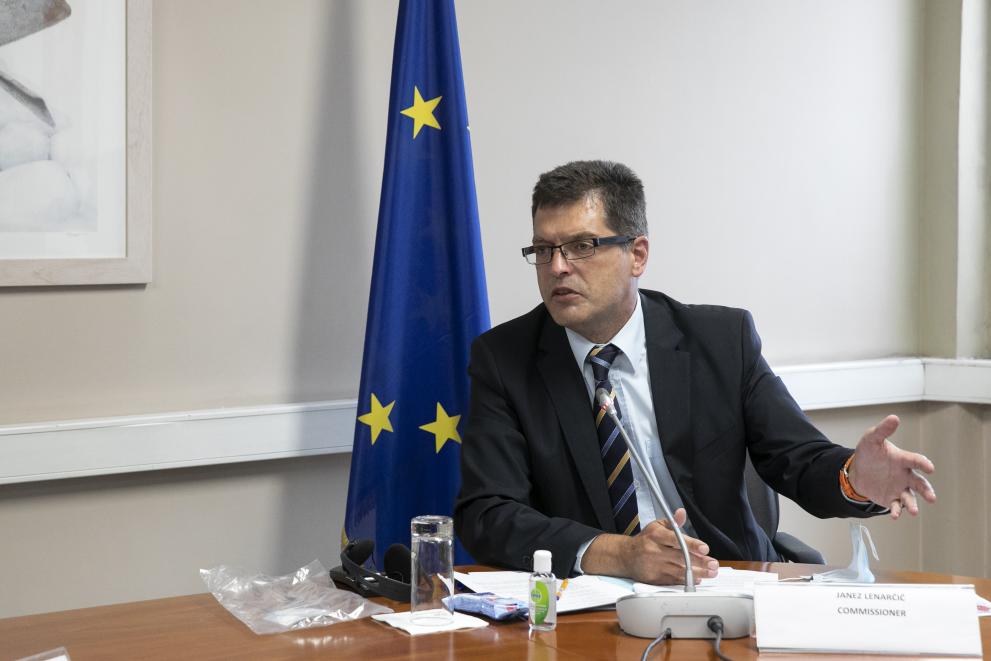 Visit  of Janez Lenarčič, European Commissioner, to Greece