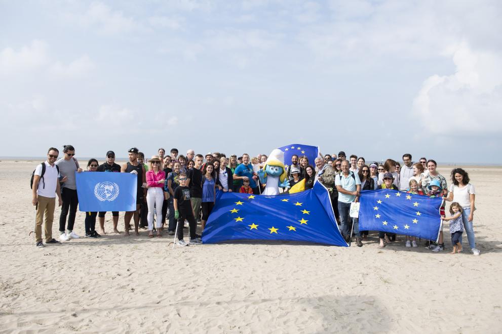 Participation of Virginijus Sinkevičius, European Commissioner, at the Eneco Clean Beach Cup 2021