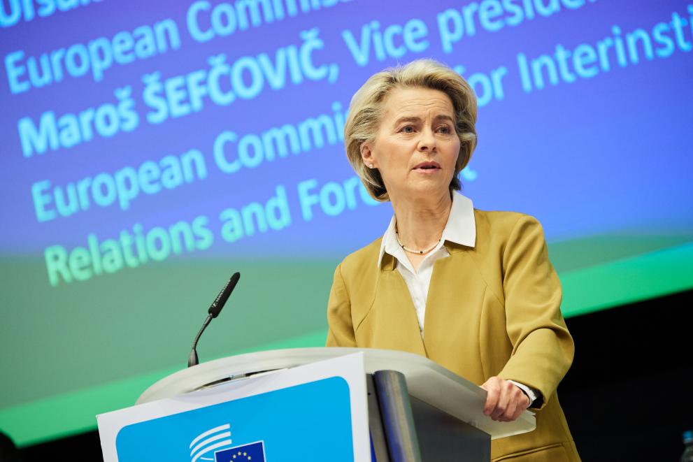 Participation of Ursula von der Leyen, President of the European Commission, and Maroš Šefčovič, Vice-President of the European Commission, in the 565th EESC Plenary Session