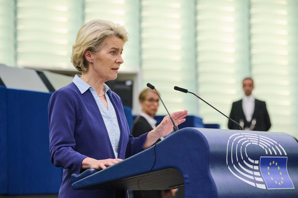 Participation of Ursula von der Leyen, President of the European Commission, in the plenary session of the EP