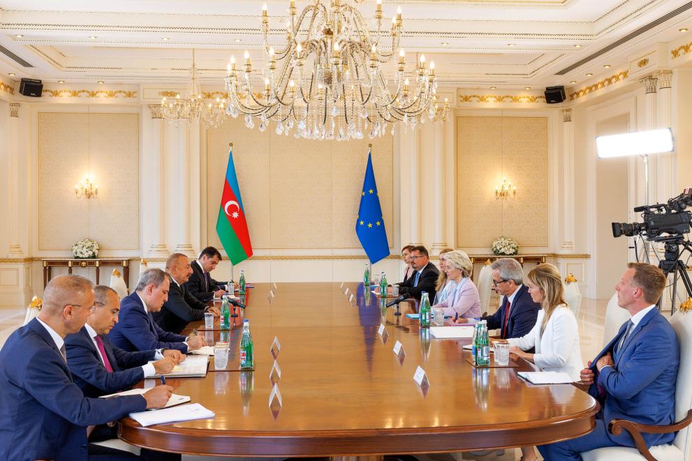 Visit of Ursula von der Leyen, President of the European Commission, and Kadri Simson, European Commissioner, to Azerbaijan