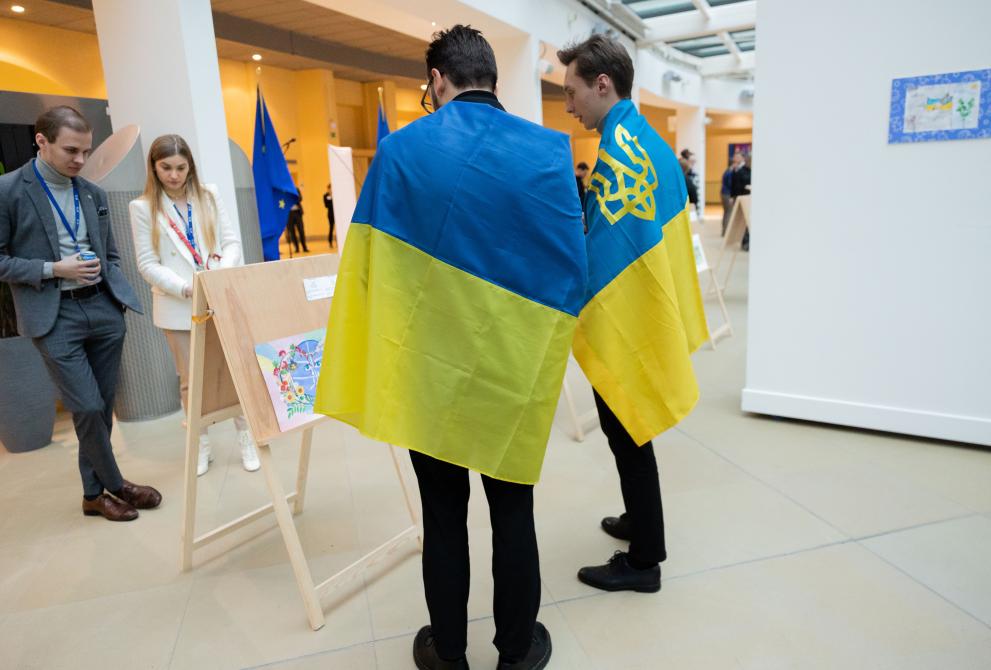 Opening of the exhibition of Ukrainian children’s drawings «Mriyu» («I dream»)
