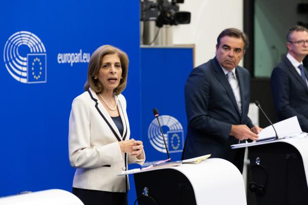Read-out of the weekly meeting of the von der Leyen Commission by Margaritis Schinas, Vice-President of the European Commission, and Stella Kyriakides, European Commissioner, on a European Health Data Space