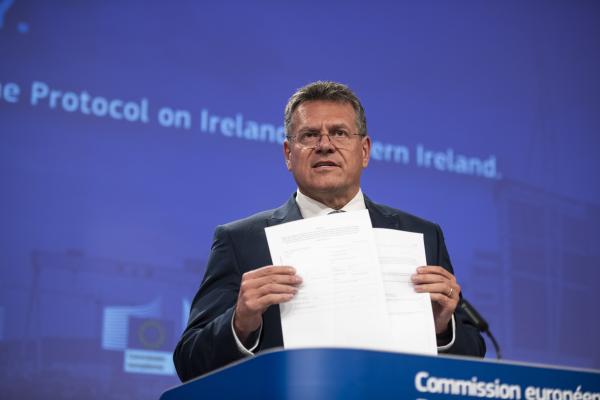 Press conference by Maroš Šefčovič, Vice-President of the European Commission, on the Protocol on Ireland and Northern Ireland